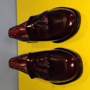 Bostonian Tassel Loafers, Oxblood, Men's size 9 m